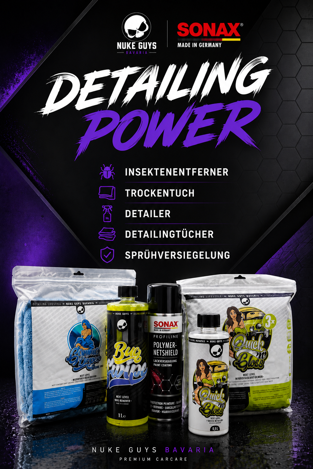💥 DETAILING POWER SET – Alles für den perfekten Glanz! 💥