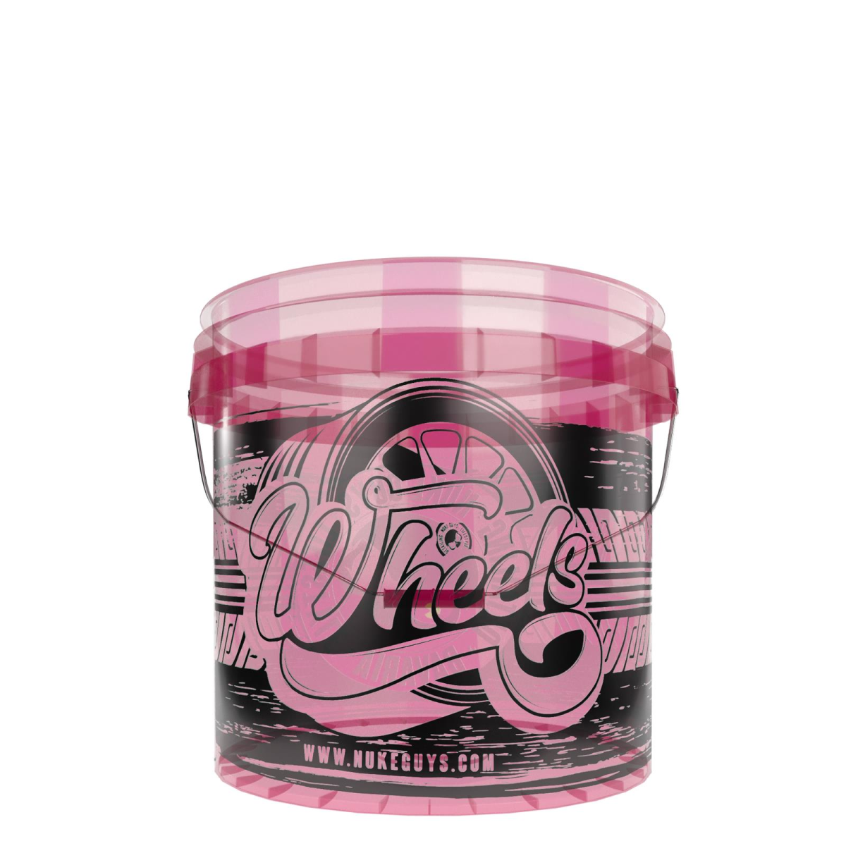 Nuke Guys Wascheimer Transparent 3.5 Gal Wheels Bucket