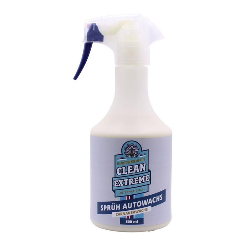 CLEANEXTREME Sprüh-WACHS 3 Monate Brillanz Auto-Lackversiegelung (Carnaubawachs) 500 ml