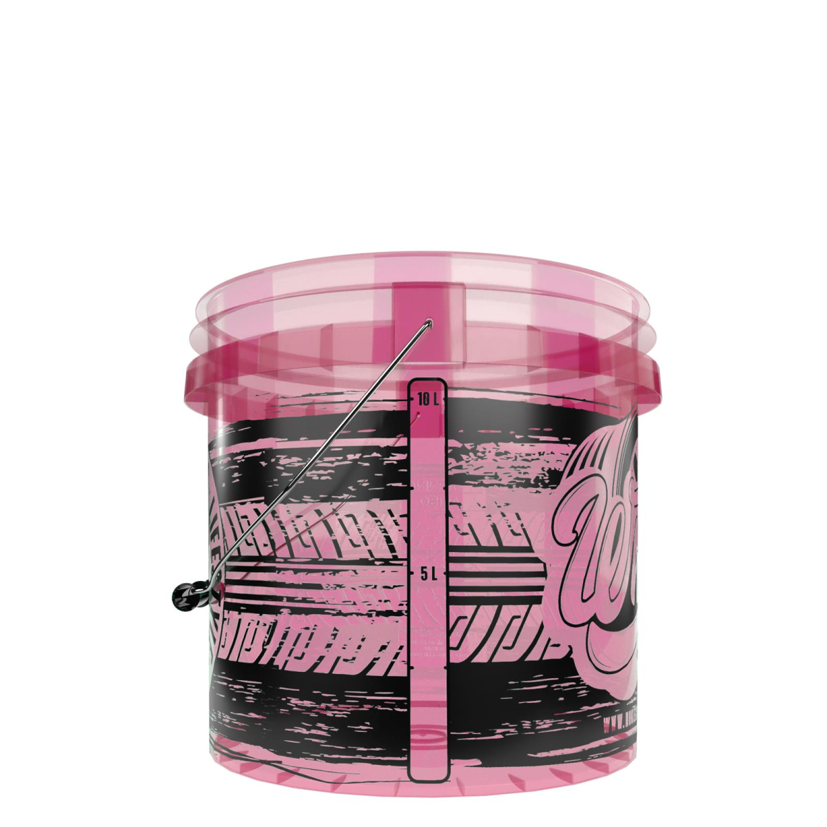 Nuke Guys Wascheimer Transparent 3.5 Gal Wheels Bucket