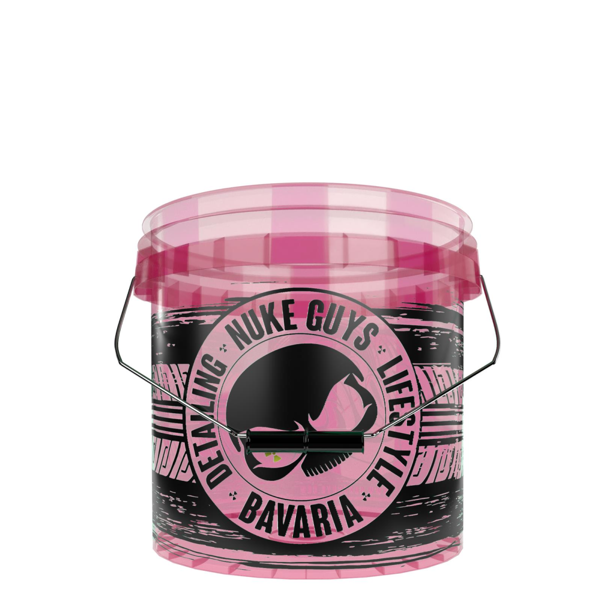 Nuke Guys Wascheimer Transparent 3.5 Gal Wheels Bucket