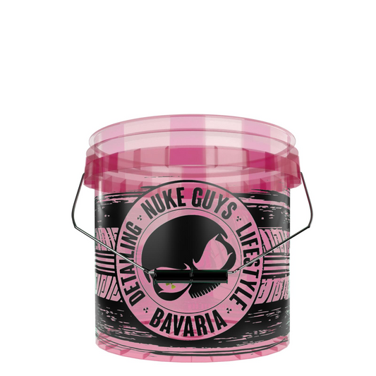 Nuke Guys Wascheimer Transparent 3.5 Gal Wheels Bucket