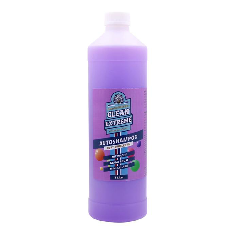 CLEANEXTREME Autoshampoo Konzentrat BUBBLEGUM mit Wachs 1 Liter