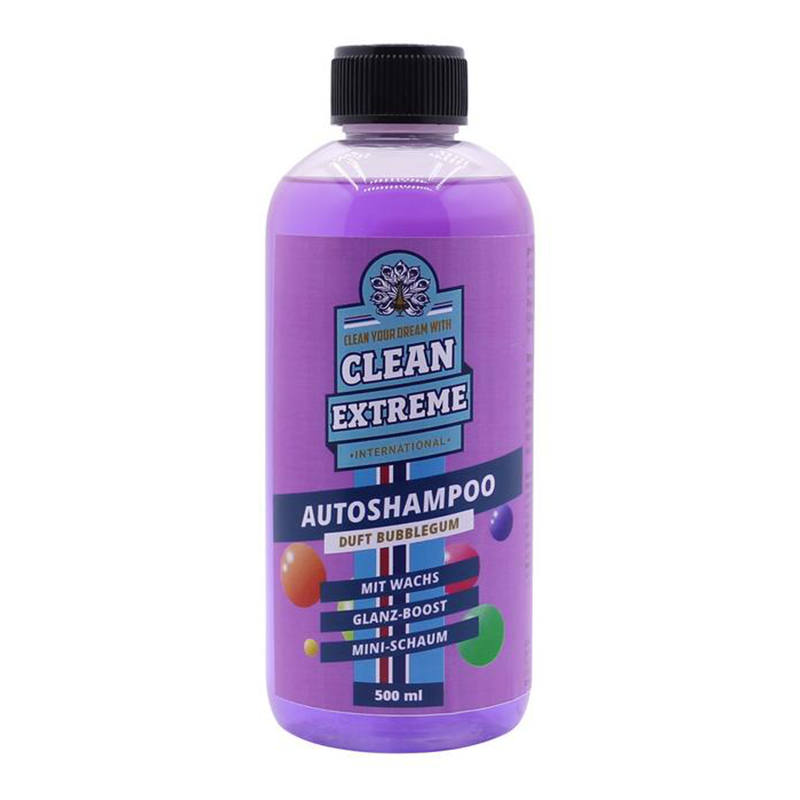 CLEANEXTREME Autoshampoo Konzentrat BUBBLEGUM mit Wachs 500ml