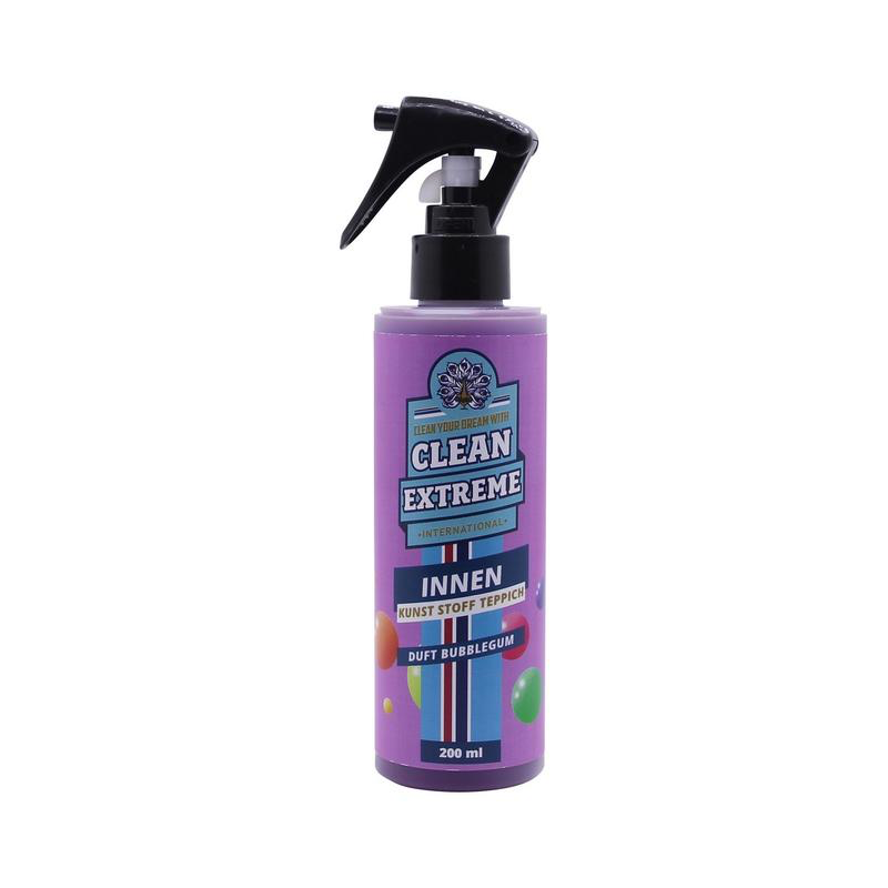 CLEANEXTREME Auto-Innenreiniger BUBBLEGUM - Kunst-Stoff-Teppich 200 ml
